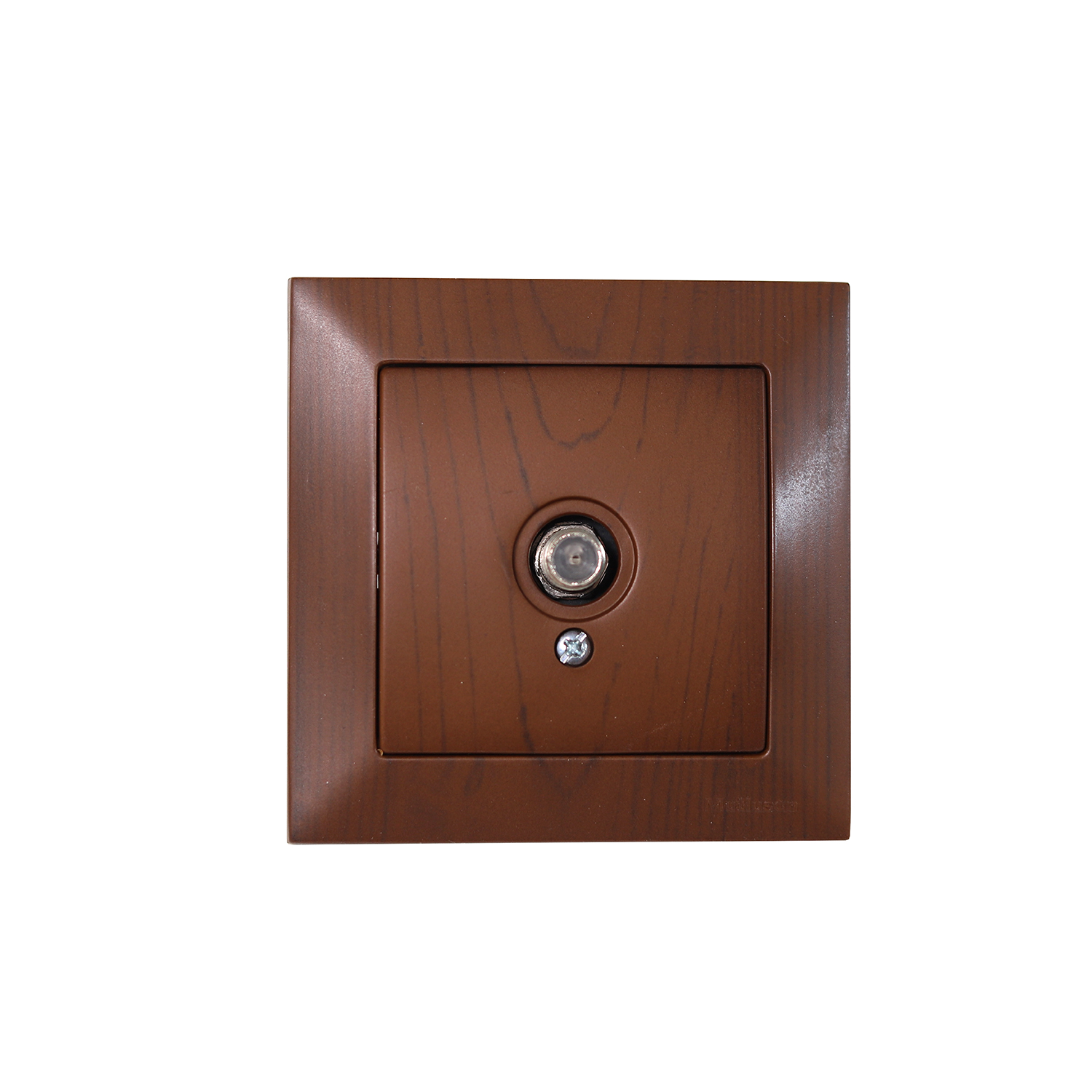 როზეტი სატელევიზიო F CANDELLA MUTLUSAN 2125 172 0157 კაკალი — როზეტები და ჩამრთველები
